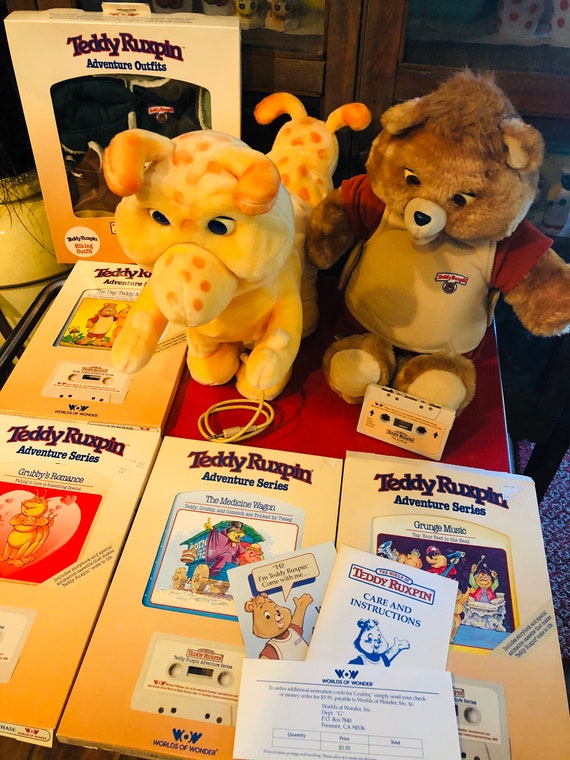 teddy ruxpin bear 1985