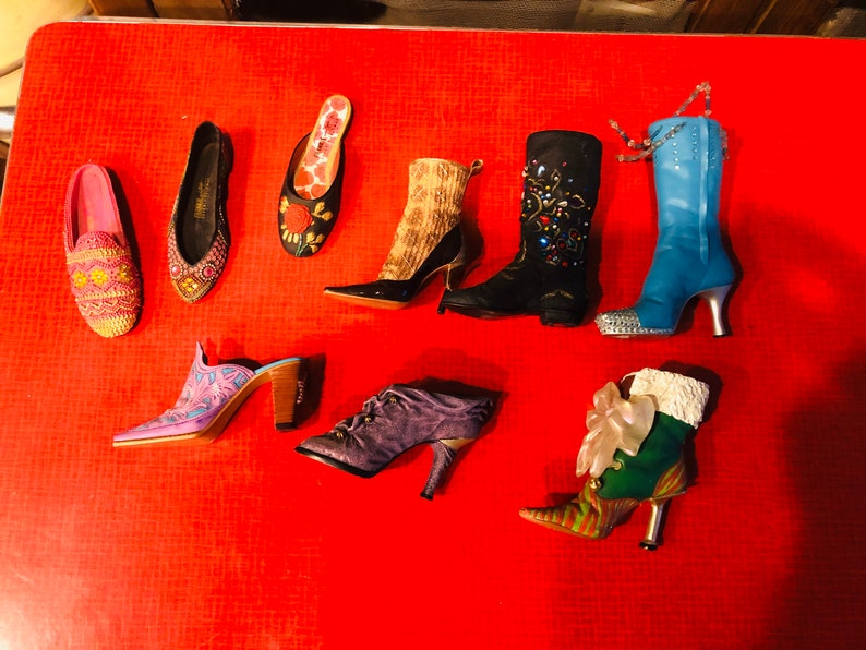 Just the Right Shoe Collection Lot Of 10 No Boxes w/ Display Etsy