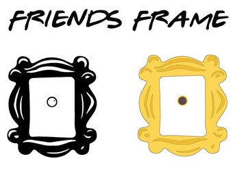 Yellow Peephole Frame Svg Friends Show Svg Door Frame Svg Etsy