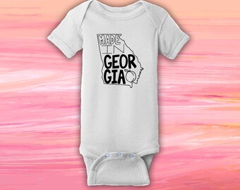 Made In Georgia Bodysuit | Pregnancy Announcement