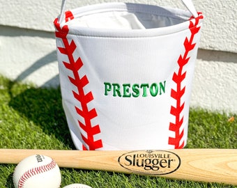 Personalized Baseball Easter Basket | Name Easter Basket | Custom Easter Basket | Sports Easter Basket