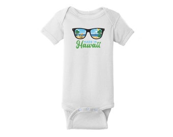 Made in Hawaii Baby Bodysuit | Pregnancy Announcement | Honeymoon Baby | Made in