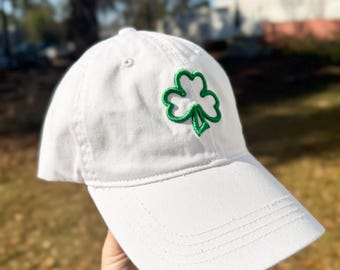 Shamrock Hat | St. Patrick’s Day Hat | Custom Hat | 3D Embroidered Hat