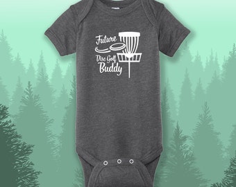 Future Disc Golf Buddy Bodysuit | Disc Golf Pregnancy Announcement | Disc Golf Baby | Disc Golfers