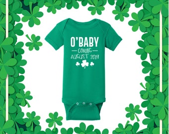 O'Baby Pregnancy Announcement Bodysuit  | Baby Announcement Bodysuit  | O'Baby Bodysuit