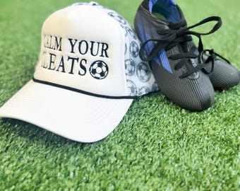 Calm Your Cleats Embroidered Soccer Hat | Funny Sports Cap