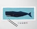 Giant Whale | Modern Paint By Numbers Kit 