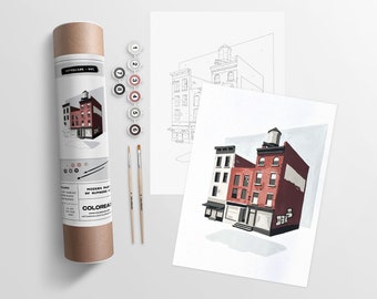 Cityscape - NYC  |  Modern Paint By Numbers Kit