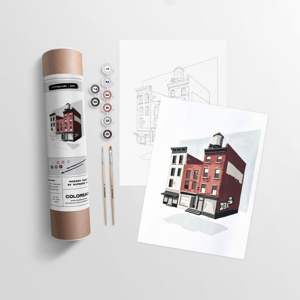 Paint by Numbers Cities Etsy