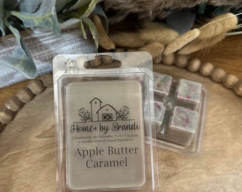 Apple Butter Caramel Wax Melts | Bakery Scented Wax Melts | Farmhouse Scented Wax Melts | Strong Wax Melts | Strong Soy Wax Melts