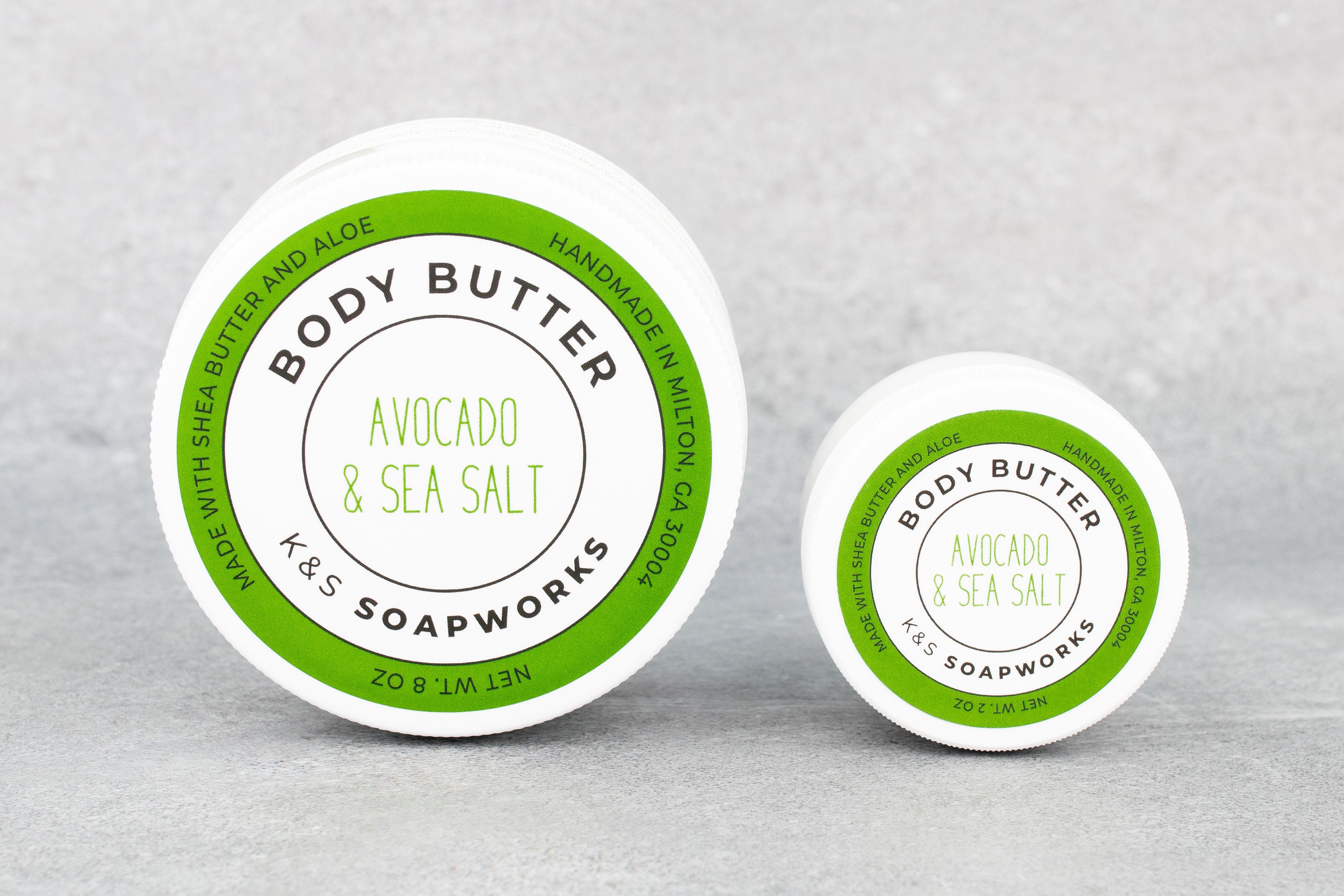 8 Oz Avocado & Sea Salt Body Butter Hydrating Lotion Shea Etsy