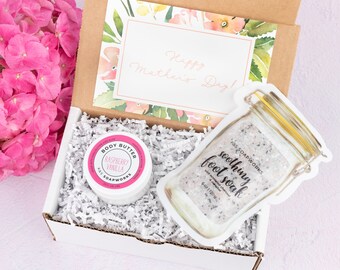 Mother's Day Foot Pampering Gift Set, Gift for Mom, Spa Gift Set, Body Butter, Foot Soak, Gift for Grandma, Ready to Gift