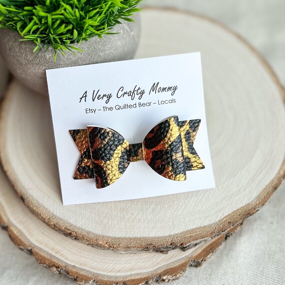 Leather Bows, Leather Hair Bows, Toddler Hair Bows, Toddler Bows, Baby Bows, Faux Leather Bows, Leopard Bow, Black Leather Bow, Gold Bows