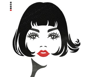 Вышивка девушка с машиной. Смотреть фото Вышивка девушка с машиной. Смотреть картинку Вышивка девушка с машиной. Картинка про Вышивка девушка с машиной. Фото Вышивка девушка с машиной