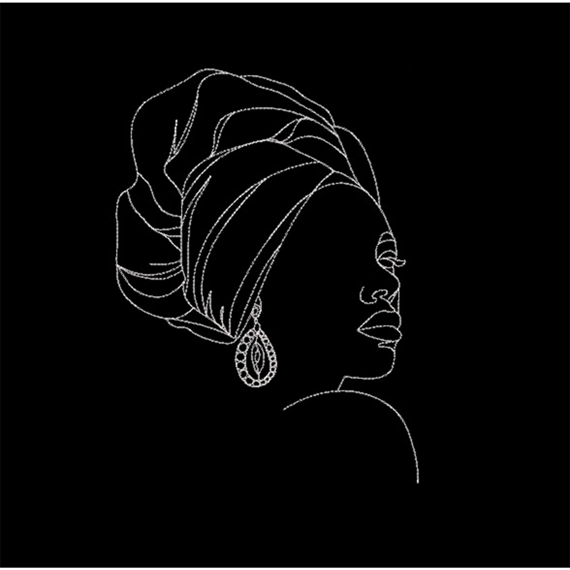 African american woman embroidery design embroidery stitch  etsy African american woman embroidery design embroidery stitch  etsy