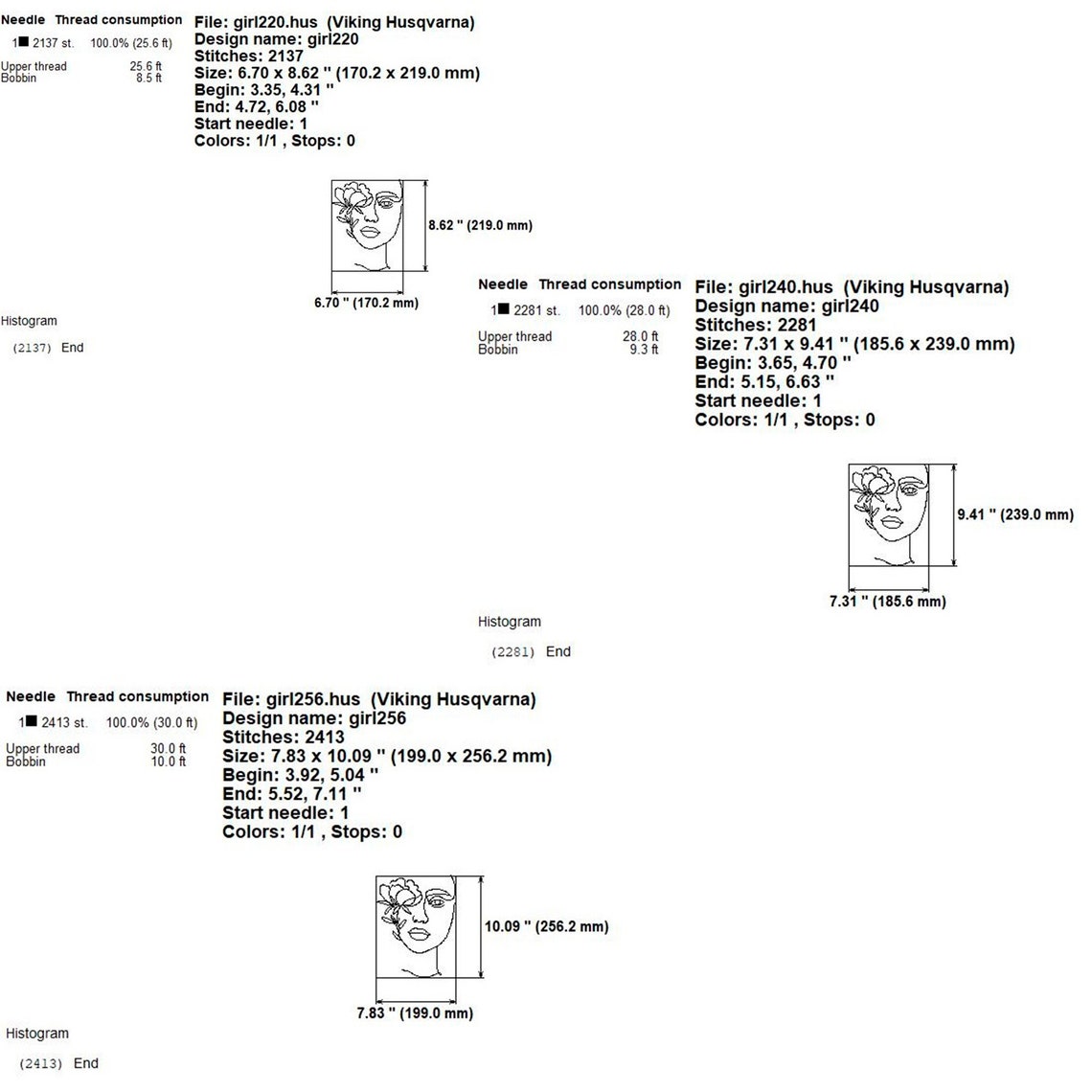 Woman embroidery design woman with flowers contour stitch  etsy