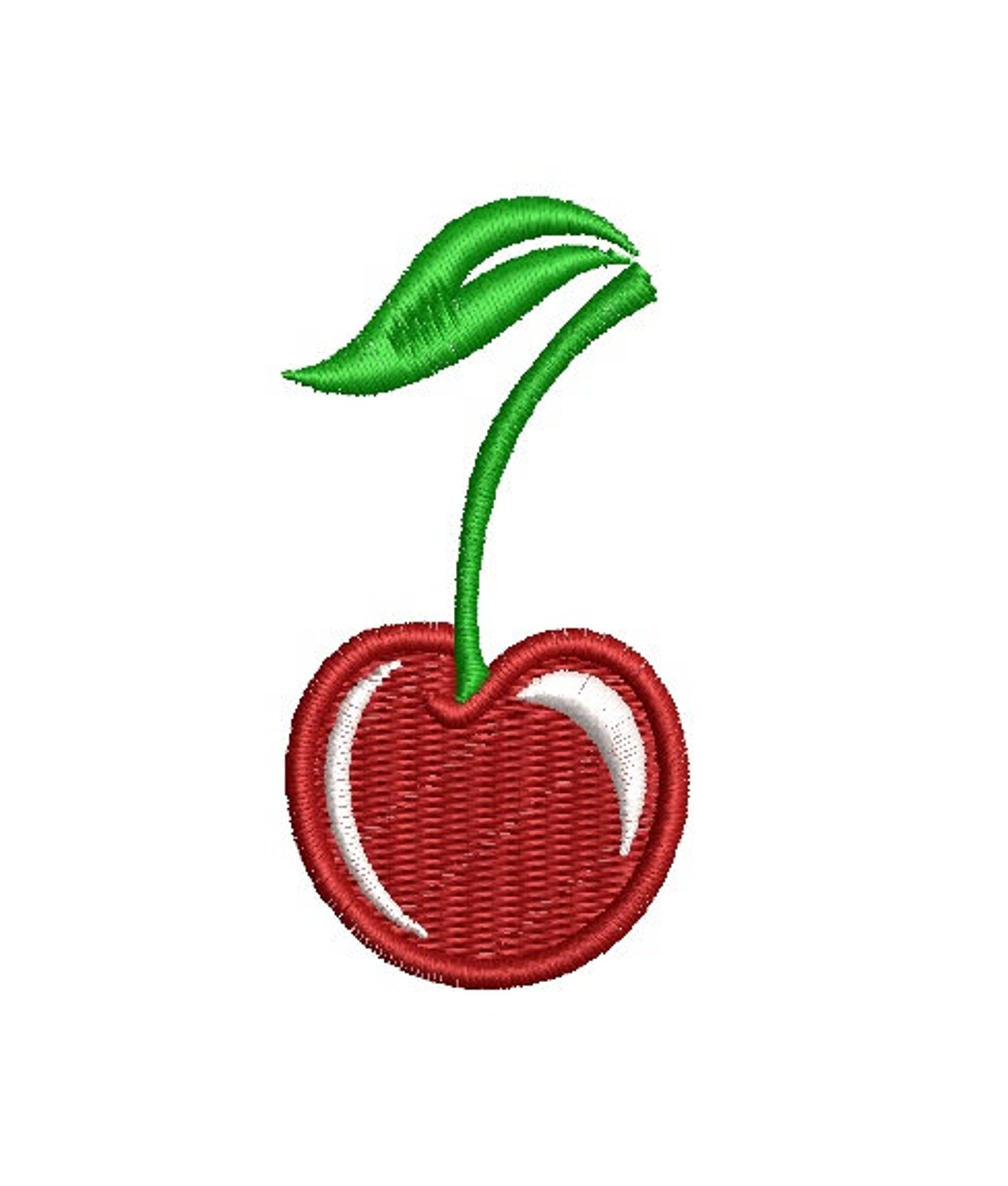 Cherry machine embroidery design kitchen embroidery pattern Etsy