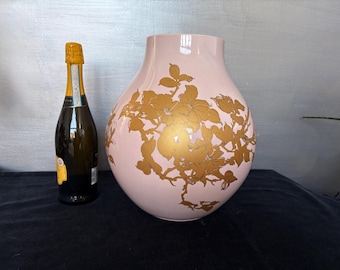 Hella Jongerius for IKEA large pink & gold vase Asia
