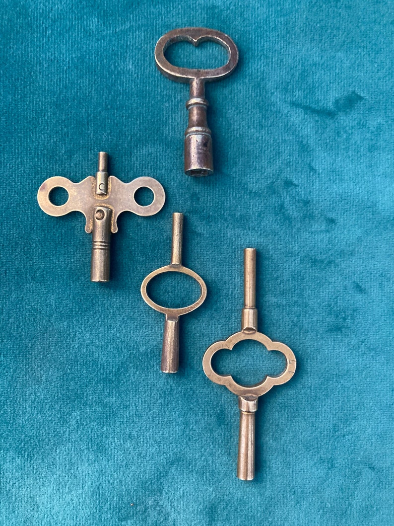 Vintage Carriage Clock Key Clock Key Brass Clock Key Etsy UK