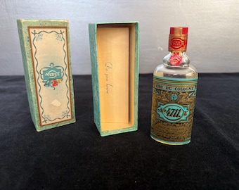 Vintage 1950's 4711 Eau de Cologne in Christmas box unopened