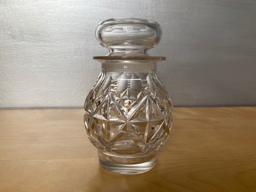 Cut Glass Storage Jar With Lid/preserve Jar/bath Salts Jar - Etsy UK