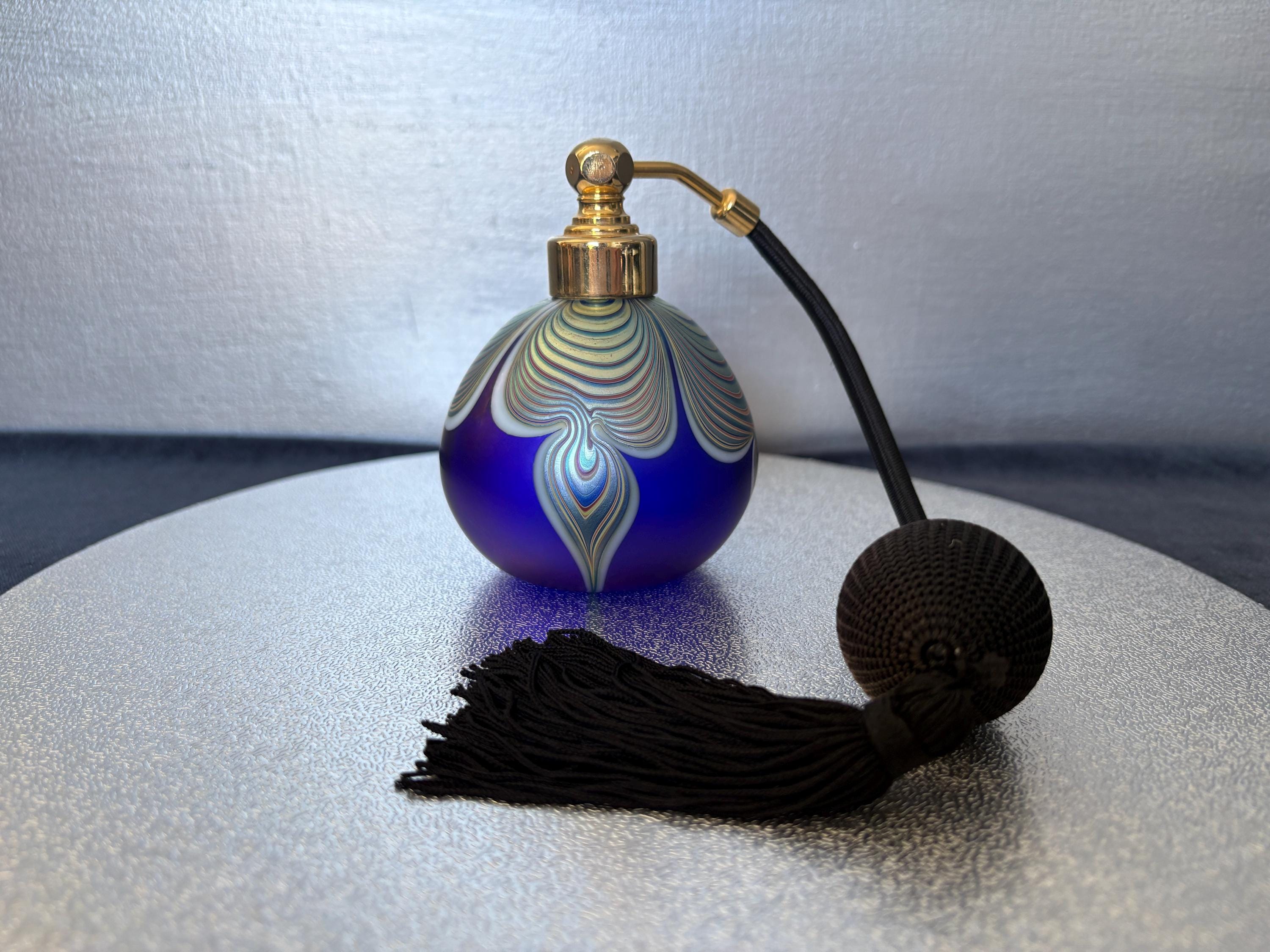 Okra Glass Perfume Bottle - Etsy UK