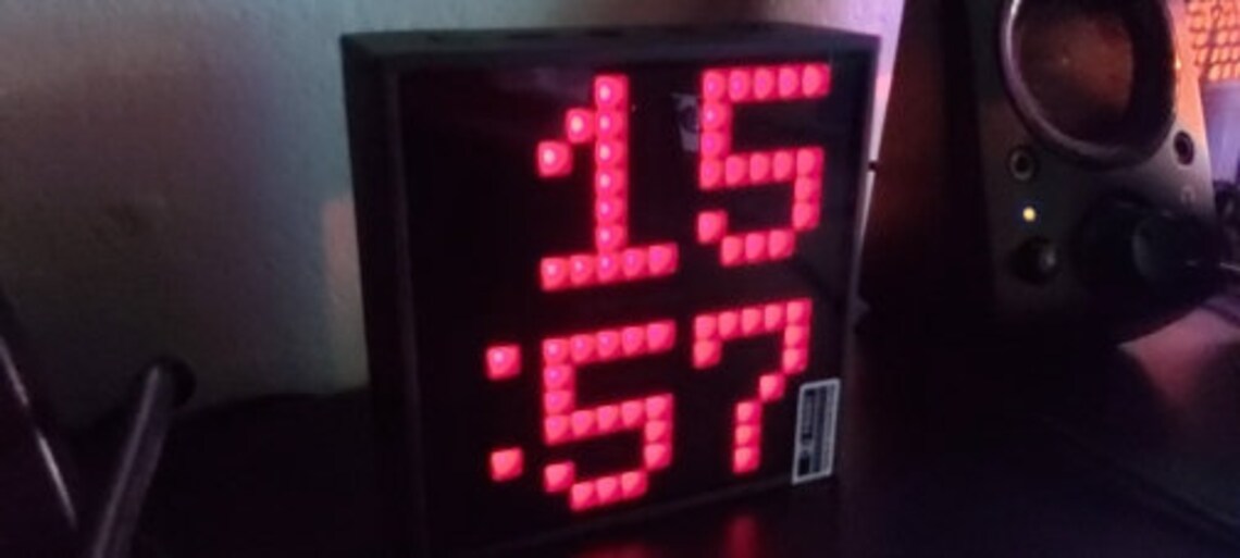 Clock Alarm clock Personalized digital alarm clock Etsy
