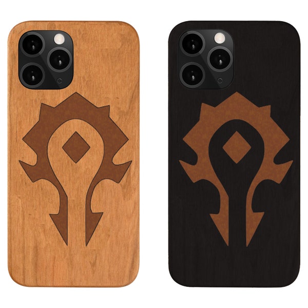 Horde Samsung iPHONE 14 Plus X XR XSMAX XS Max  11 Pro Max 11 Pro Engraved Wood Phone Case  iPhone 13 Pro Max