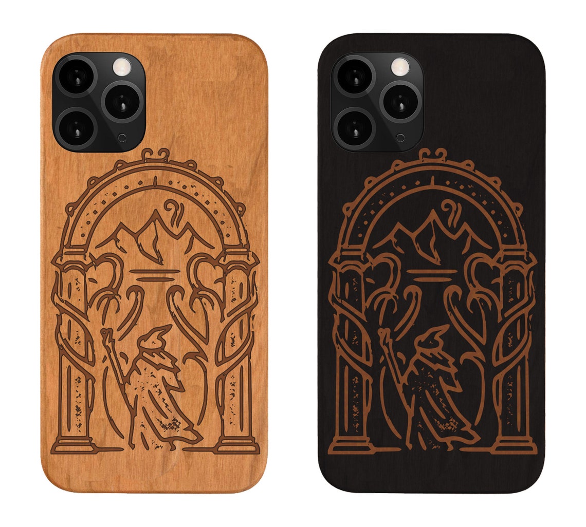Lord of Rings Iphone 12 Case Wood Phone Case for Iphone 12 Etsy