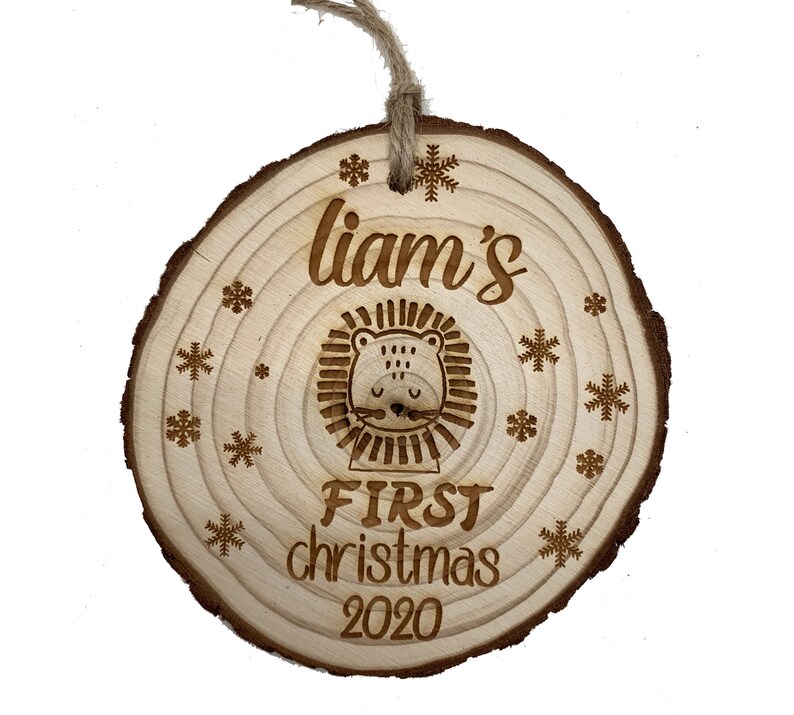 Hedgehog Ornament Lion,Koala,Unicorn Hedgehog Bed Personalized Nametag Panda,Hipo,Fox Bunny Wood Customized Ornament,Bear Dear