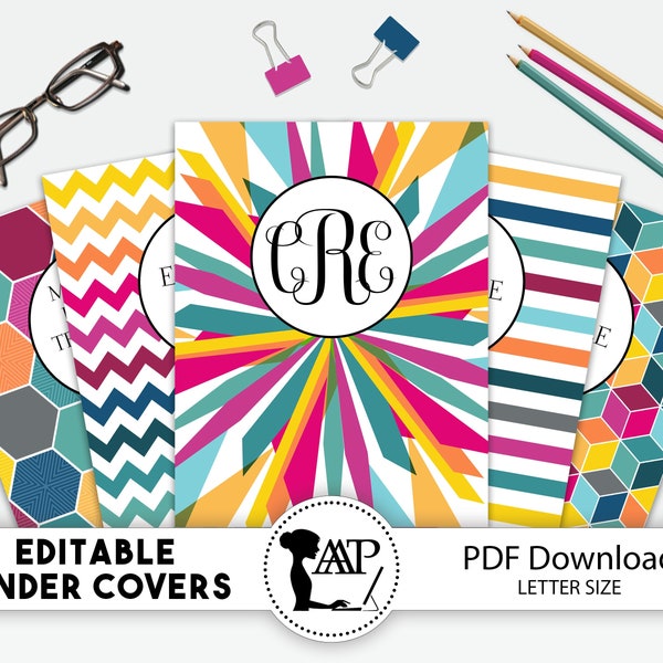 3 Ring Binder Cover Etsy