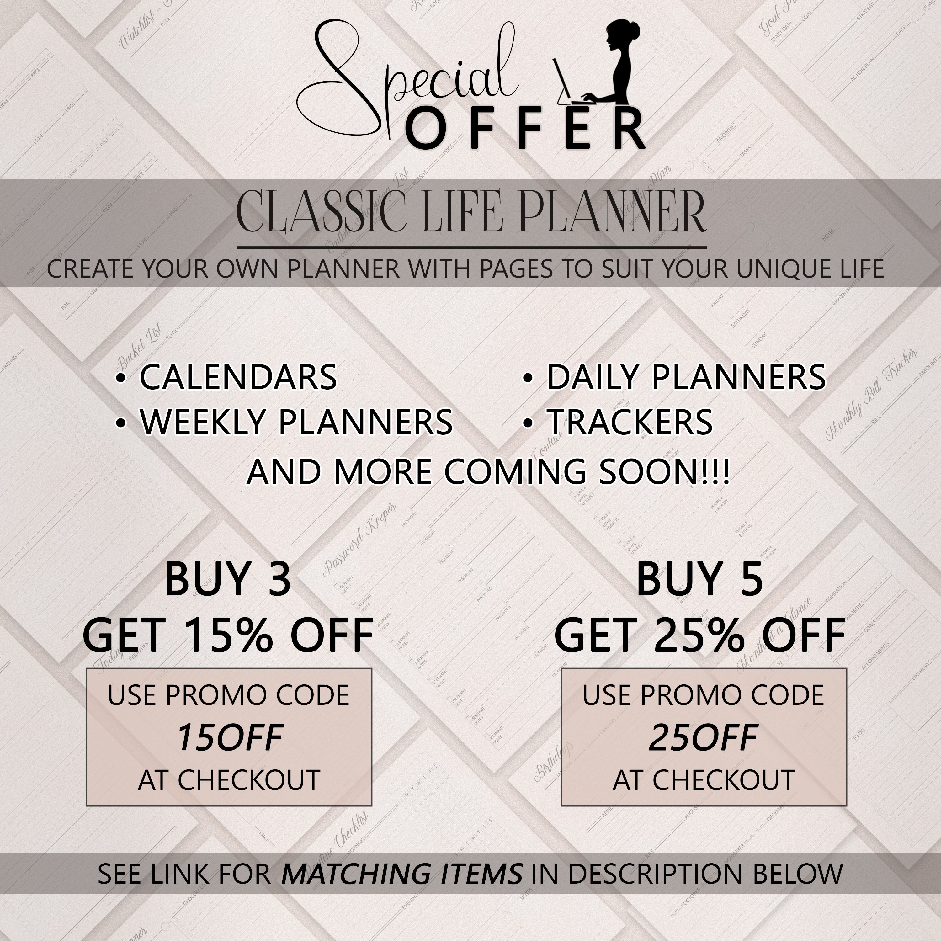 2026 2027 EDITABLE Calendar Printable Template | Fillable Two 2 Page ...