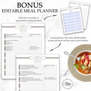 Editable Grocery List Template, Shopping List Printable, Customized ...