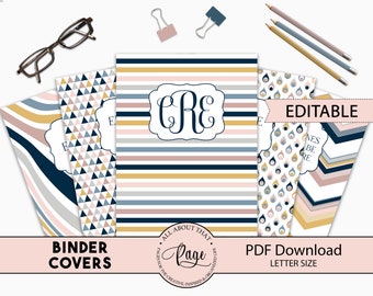 3 Ring Binder Cover | Etsy