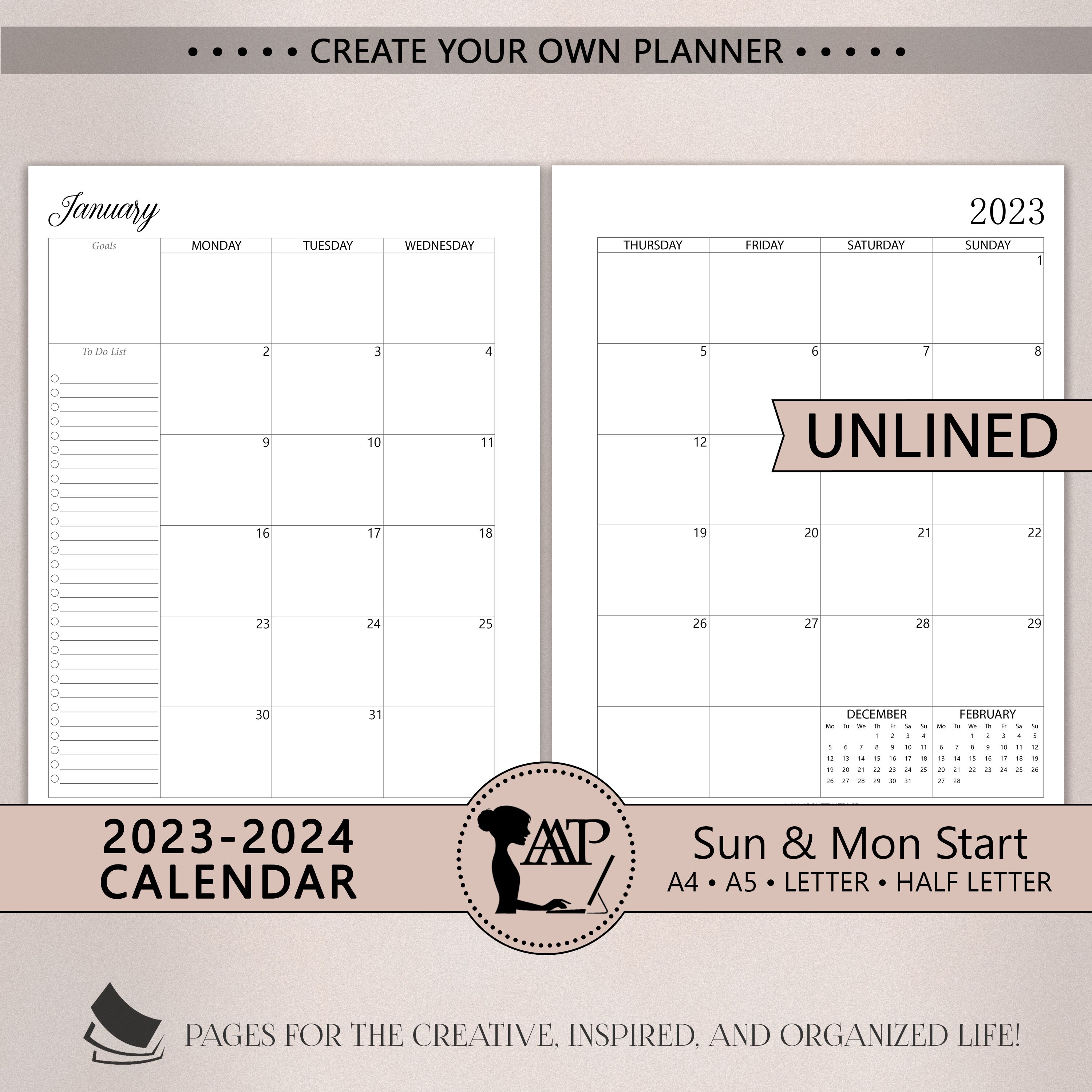 Create Your Own Printable Calendar