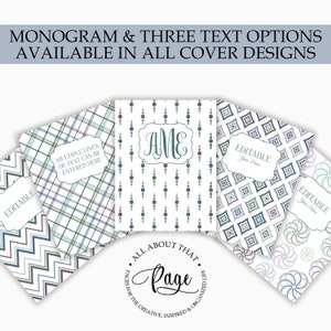 Editable Binder Covers and Spines, 3 Ring Notebook Cover, Editable ...