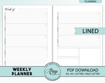 Week on Two Pages | Etsy