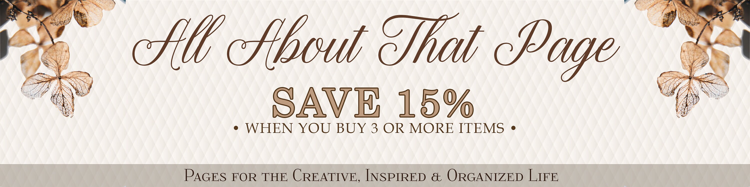 AllAboutThatPage - Etsy, image size:3000x750