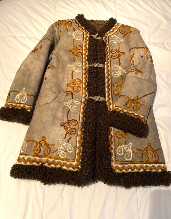 Vintage Siberian Yak Fur and Leather Coat 1960s from Etsy