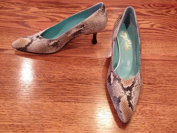 Snakeskin Designer Leather Shoes