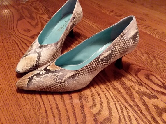 worn designer shoes