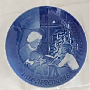 Bing and Grondahl 1978 Christmas plate