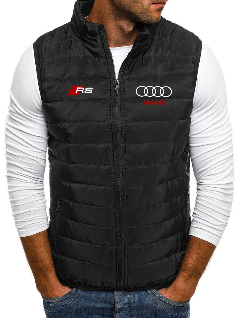 Doudoune Homme sans manches floquer AUDI RS sport et chic livraison rapide Bild 1