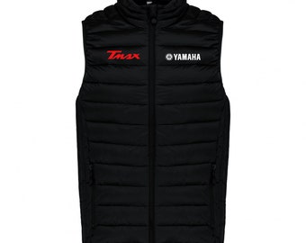 Doudoune Homme sans manches floquer YAMAHA Tmax sport et chic