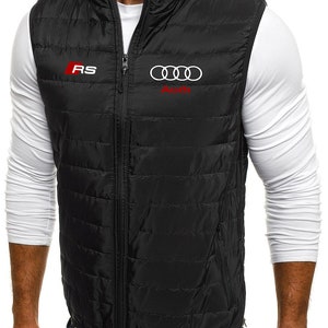 Doudoune Homme sans manches floquer AUDI RS sport et chic livraison rapide image 2