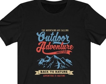 Outdoor Adventure Mountain Short Sleeve Tee