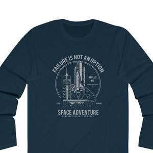Space Shuttle Graphic Long Sleeve Tee