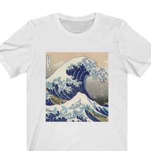 Classic Japanese Wave Painting Graphic Tee