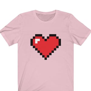 Pixel Heart Graphic T-shirt