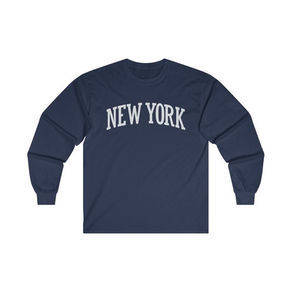 New York Long Sleeve Tee - Etsy